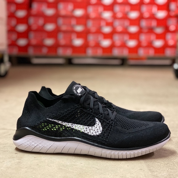 free run flyknit mens running shoes